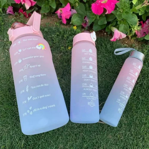 3pc water bottle for your home plastic bottle.